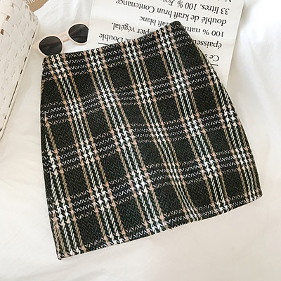 Retro stílusú női szoknya három színben A-vonallal és magas derékkal