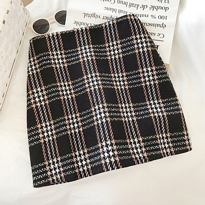 Retro stílusú női szoknya három színben A-vonallal és magas derékkal