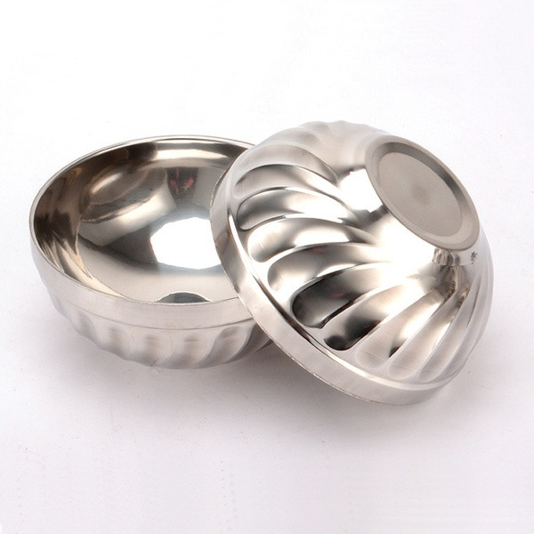 Ανοξείδωτος μπολ με επιφάνεια αντι-γρατσουνιών και διάμετρος 15cm σε γκρι χρώμα