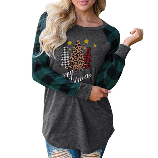 ΝΕΟ μοντέλο μακρυμάνικη μπλούζα με πράσινο, καφέ και γκρίζο χρώμα