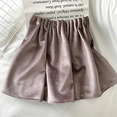 Μοντέρνα γυναικεία φούστα σε τρία χρώματα με ελαστική μέση