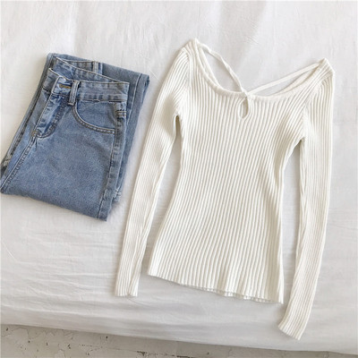 Lezser női blúz négy színben, hosszú ujjal és kerek nyakkivágással