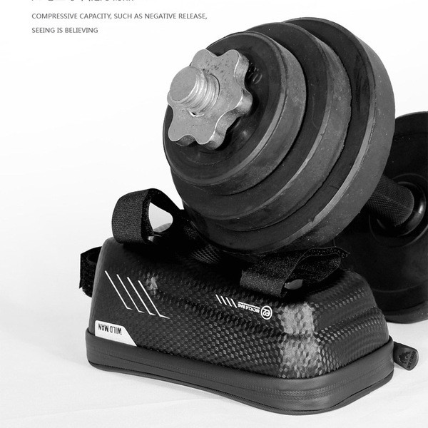 Αδιάβροχη τσάντα ποδηλάτου με οθόνη αφής για κινητό τηλέφωνο σε μαύρο χρώμα