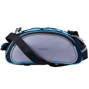 Многофункционална водоустойчива чанта за велосипед с голям капацитет в черен и син цвят