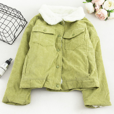 ΝΕΟ μοντέλο γυναικείο μπουφάν με κουμπιά σε ροζ, μπλε, κίτρινο, μπεζ και πράσινο χρώμα