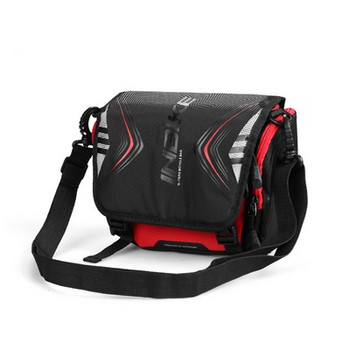 INBIKE Αδιάβροχη τσάντα  ποδηλάτου σε μαύρο, κόκκινο και πράσινο χρώμα