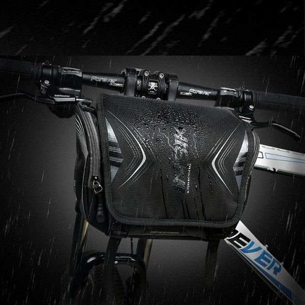 INBIKE Αδιάβροχη τσάντα  ποδηλάτου σε μαύρο, κόκκινο και πράσινο χρώμα