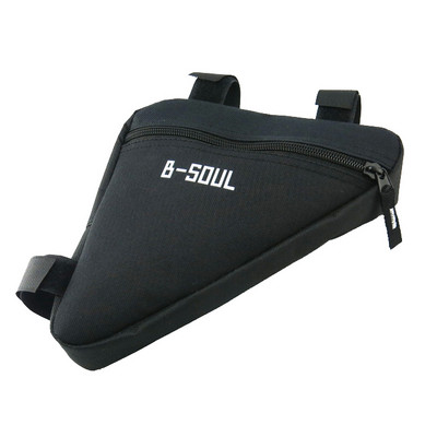 Τριγωνική τσάντα ποδηλάτου σε μαύρο, κόκκινο, κίτρινο και μπλε χρώμα