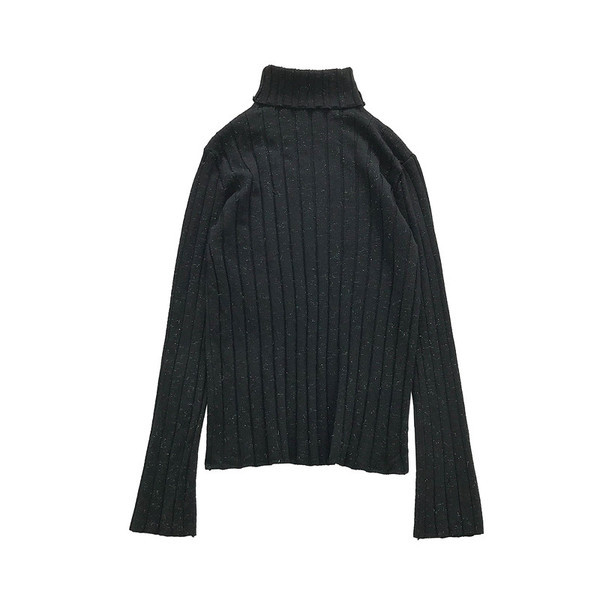 Γυναικείο πουλόβερ σε τέσσερα χρώματα με κολάρο και μακρύ μανίκι