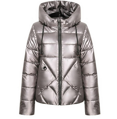 Νέο μοντέλο χειμωνιάτικο γειναικείο μπουφάν με κουκούλα και τσέπες σε τέσσερα χρώματα