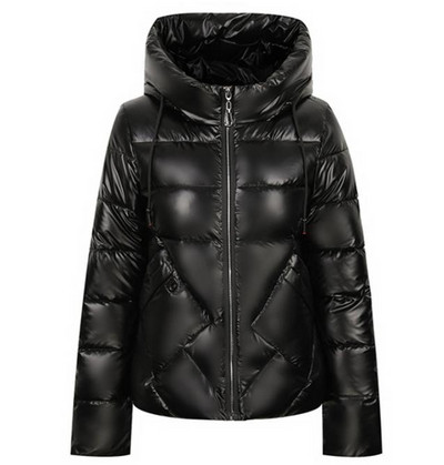 Νέο μοντέλο χειμωνιάτικο γειναικείο μπουφάν με κουκούλα και τσέπες σε τέσσερα χρώματα