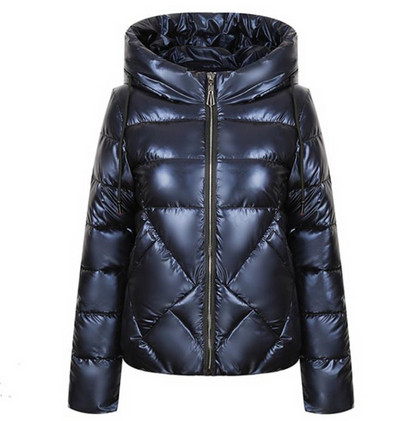 Νέο μοντέλο χειμωνιάτικο γειναικείο μπουφάν με κουκούλα και τσέπες σε τέσσερα χρώματα