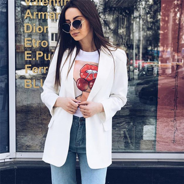 Alkalmi női póló fehér, szürke és fekete rátéttel