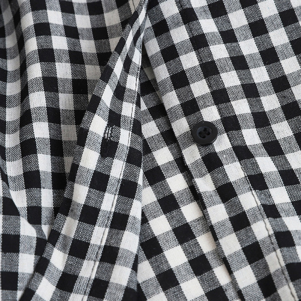 Modern női ing kerek nyakkivágással és széles ujjakkal, két színben