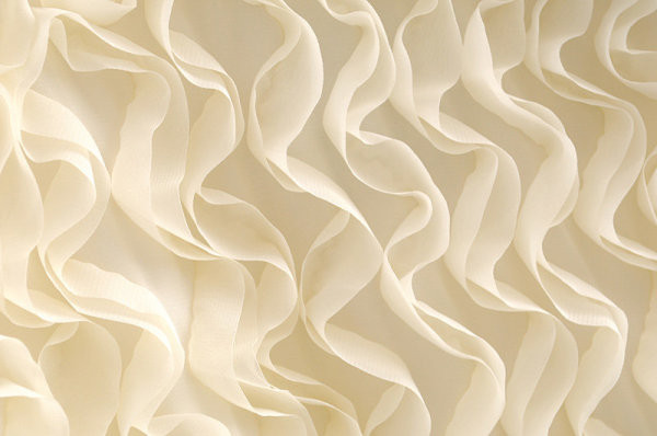 Modern női blúz sifon fürtökkel, fehér és fekete színben