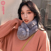 Női téli bolyhos sál fehér, bézs, szürke, rózsaszín és fekete színekben