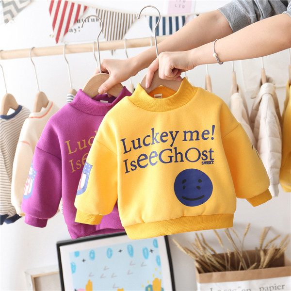 Καθημερινή παιδική  μπλούζα  για αγόρια σε κίτρινο, μοβ και μαύρο χρώμα με κορδέλα