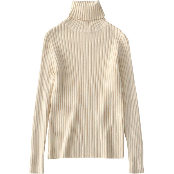 Modern női pulóver hat színben pólógallérral és hosszú ujjal