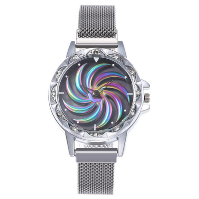 Napi női karóra kövekkel hét színben