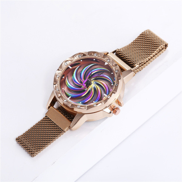 Napi női karóra kövekkel hét színben