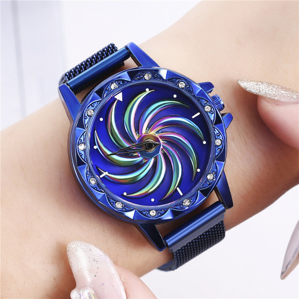 Napi női karóra kövekkel hét színben