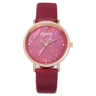 Κομψό γυναικείο ρολόι με διακόσμηση πέτρες κλασικό μοντέλο σε επτά χρώματα