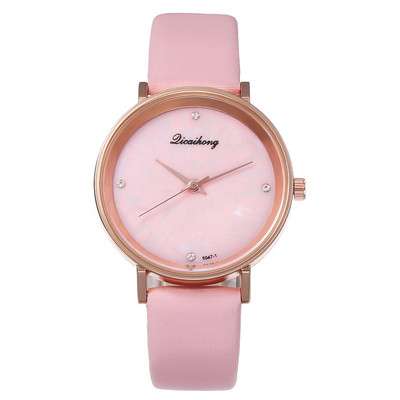 Κομψό γυναικείο ρολόι με διακόσμηση πέτρες κλασικό μοντέλο σε επτά χρώματα