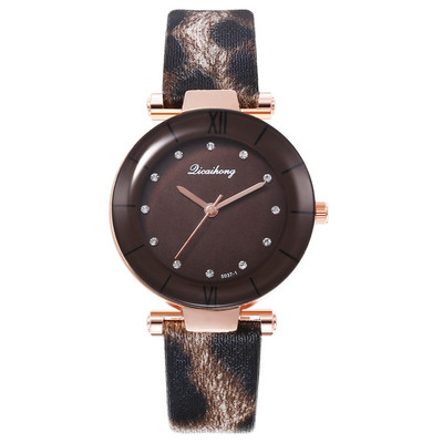 Κομψό γυναικείο ρολόι με ζωικό πριντ σε έξι χρώματα