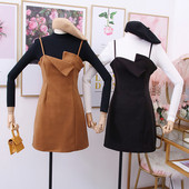 Női pulóver + ruha szett két színben