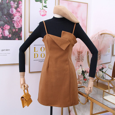 Női pulóver + ruha szett két színben