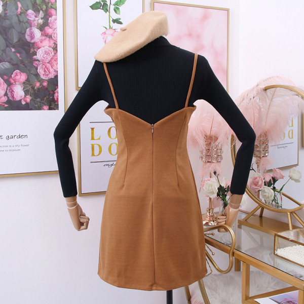 Női pulóver + ruha szett két színben