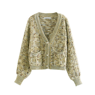 Rövid alkalmi mellény V-nyakkal és gombokkal - gyöngy zöld, kék és szürke színben