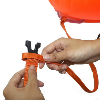 PVC Въздушна възглавница за безопасно плуване в оранжев, жълт и розов цвят 