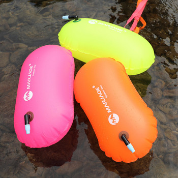 PVC Надуваема въздушна възглавница за безопасно плуване в розов, оранжев и жълт цвят