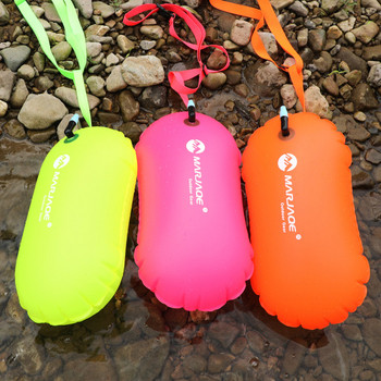 PVC φουσκωτό μαξιλάρι για ασφαλή κολύμβηση σε ροζ, πορτοκαλί και κίτρινο χρώμα