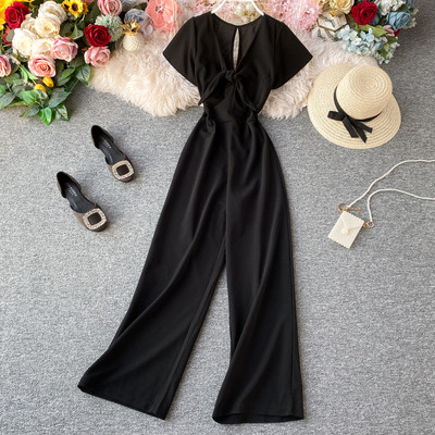 Női hosszú kombiné V-nyakú és rövid ujjú bordó, fekete, kék, narancs és zöld színben