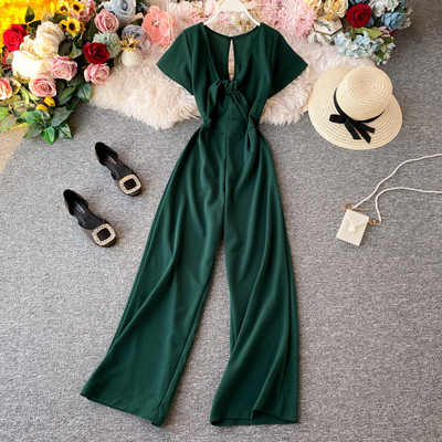 Női hosszú kombiné V-nyakú és rövid ujjú bordó, fekete, kék, narancs és zöld színben