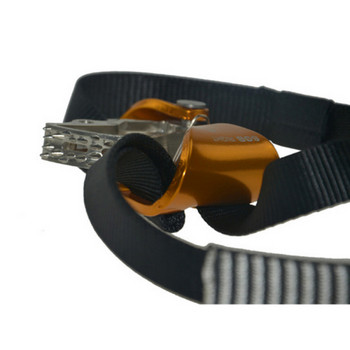 Спомагателно въже за скално катерене подходящо за десен крак в златист цвят
