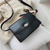 Modern női táska szalaggal és hosszú füllel barna, fekete, kék és bordó színben