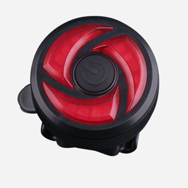 Lampă spate pentru bicicletă cu încărcare USB pentru călătoria nocturnă, într-o formă rotundă, cu lumină roșie