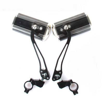 Комплект от две огледала за велосипед за задно виждане в черен, червен, син и сив цвят