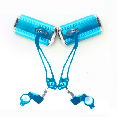 Комплект от две огледала за велосипед за задно виждане в черен, червен, син и сив цвят