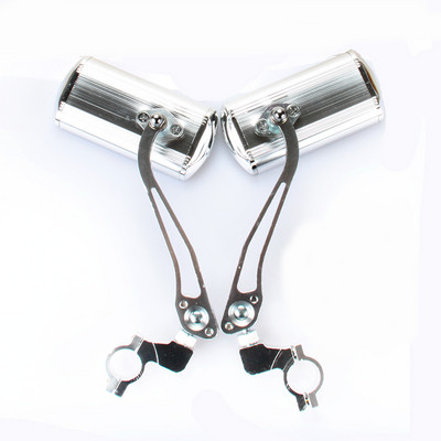 Комплект от две огледала за велосипед за задно виждане в черен, червен, син и сив цвят