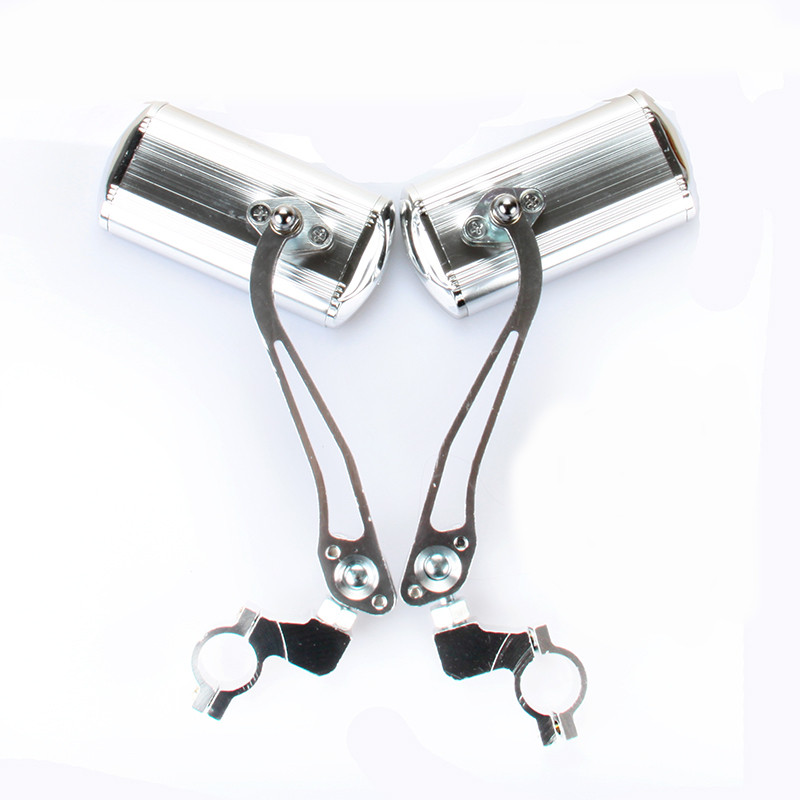 Комплект от две огледала за велосипед за задно виждане в черен, червен, син и сив цвят