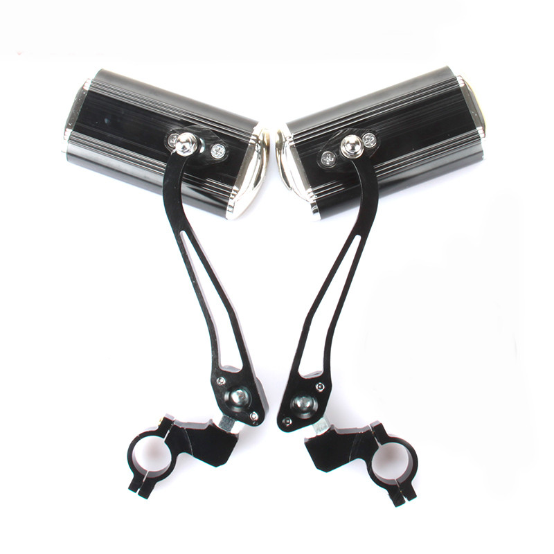 Комплект от две огледала за велосипед за задно виждане в черен, червен, син и сив цвят