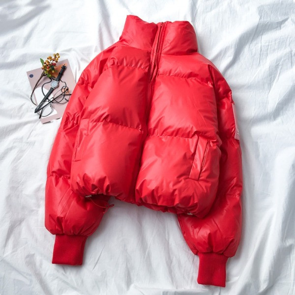 Geaca casual dama in trei culori cu guler inalt si buzunare