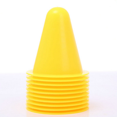 Fociedzésre alkalmas 10 db szélálló műanyag kúp készlet többféle színben