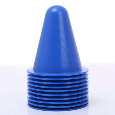 Fociedzésre alkalmas 10 db szélálló műanyag kúp készlet többféle színben