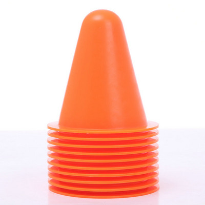 Fociedzésre alkalmas 10 db szélálló műanyag kúp készlet többféle színben