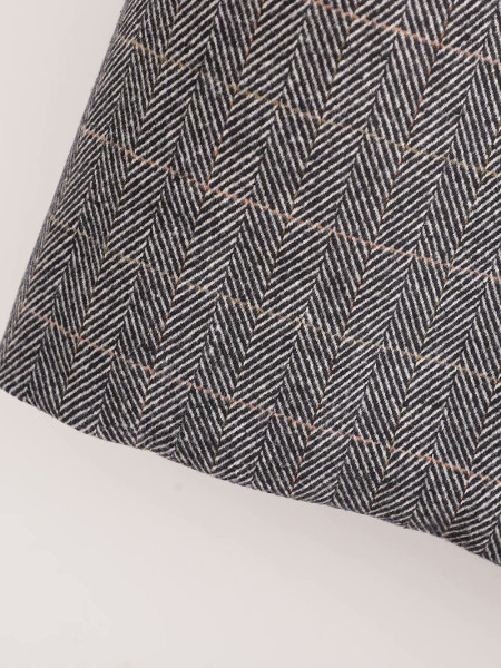 Hosszú tavaszi-őszi elegáns kabát szürke színben, övvel